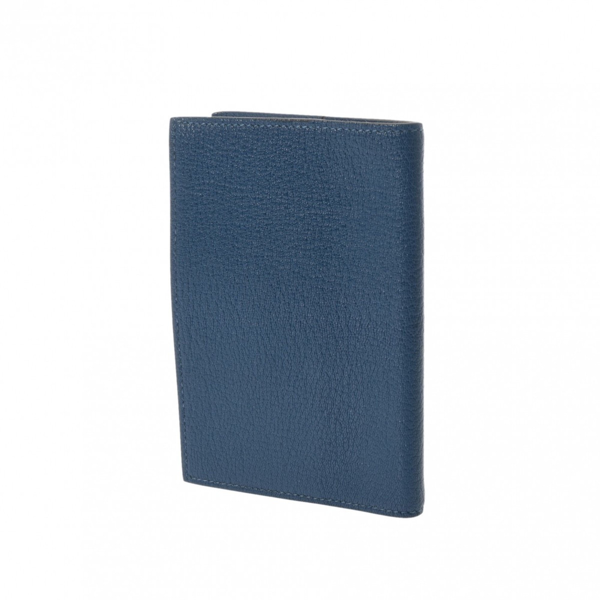 HERMES Agenda PM Deep Blue D Stamp (around 2019) Unisex Chevre Notebook Cover