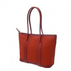 HERMES Garden Zip PM Rouge Garance □M stamp (around 2009) Unisex Toile Officier Negonda Handbag