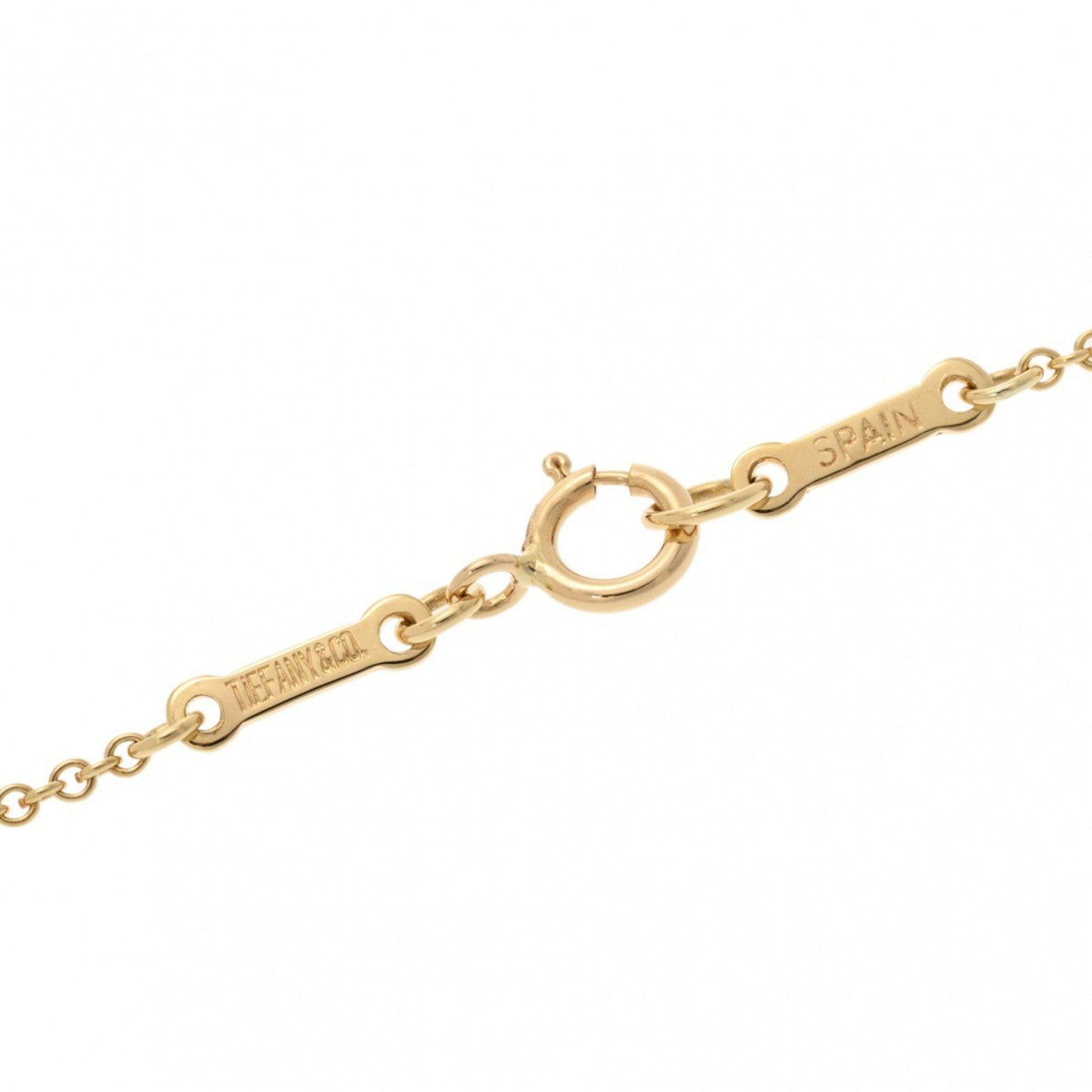 TIFFANY&Co. Tiffany Starfish Pavé Diamond Women's K18 Yellow Gold Necklace