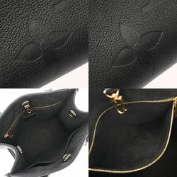 LOUIS VUITTON Louis Vuitton Monogram Empreinte On the Go PM Noir M45653 Women's Leather Handbag