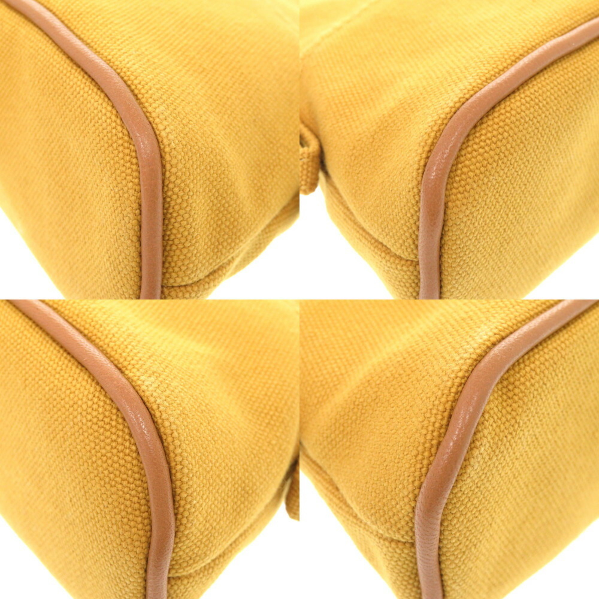 Hermes Bolide Pouch 16 Silk Ocher Bag 0475HERMES