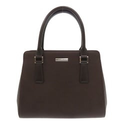 Burberry Check Leather Brown Tote Bag 1375BURBERRY