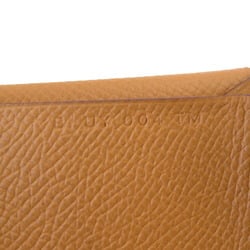 Hermes Calviduo B stamp (made in 2023) Epsom leather Sesame coin case wallet brown 0301HERMES