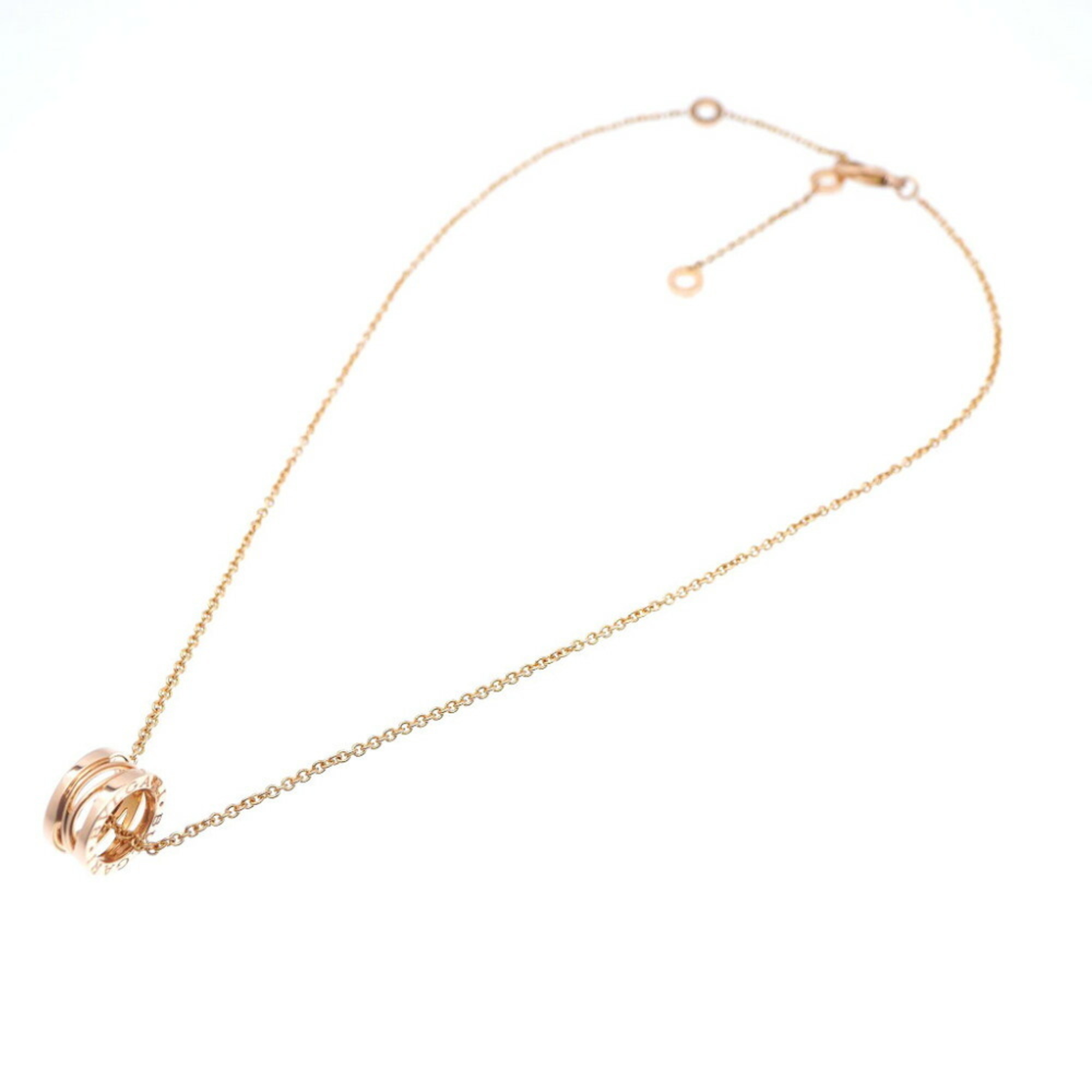 BVLGARI B-ZERO1 Design Legend K18PG Necklace 750 Pink Gold B-Zero One 0057BVLGARI