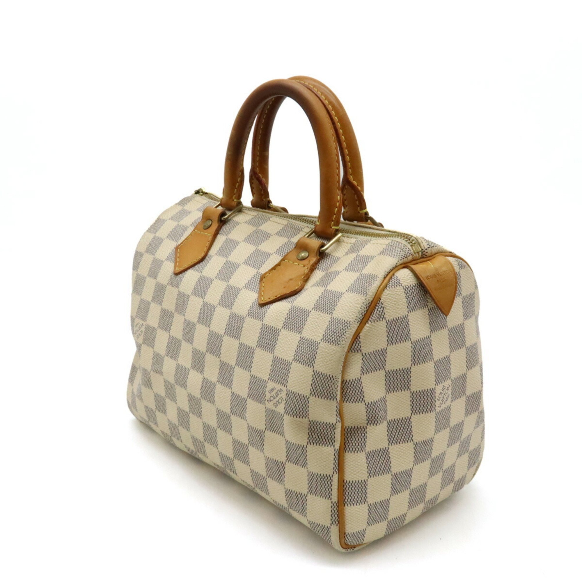 LOUIS VUITTON Damier Azur Speedy 25 Handbag Boston Bag N41534