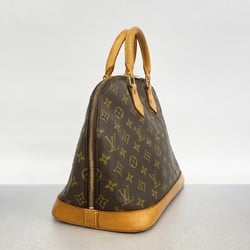 Louis Vuitton Handbag Monogram Alma MM M40878 Brown Ladies