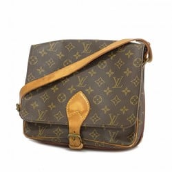 Louis Vuitton Shoulder Bag Monogram Cartesier GM M51252 Brown Women's