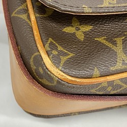 Louis Vuitton Shoulder Bag Monogram Cartesier GM M51252 Brown Women's