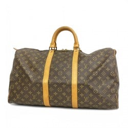 Louis Vuitton Boston Bag Monogram Keepall 50 M41426 Brown Men's Women's