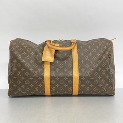 Louis Vuitton Boston Bag Monogram Keepall 50 M41426 Brown Men's Women's