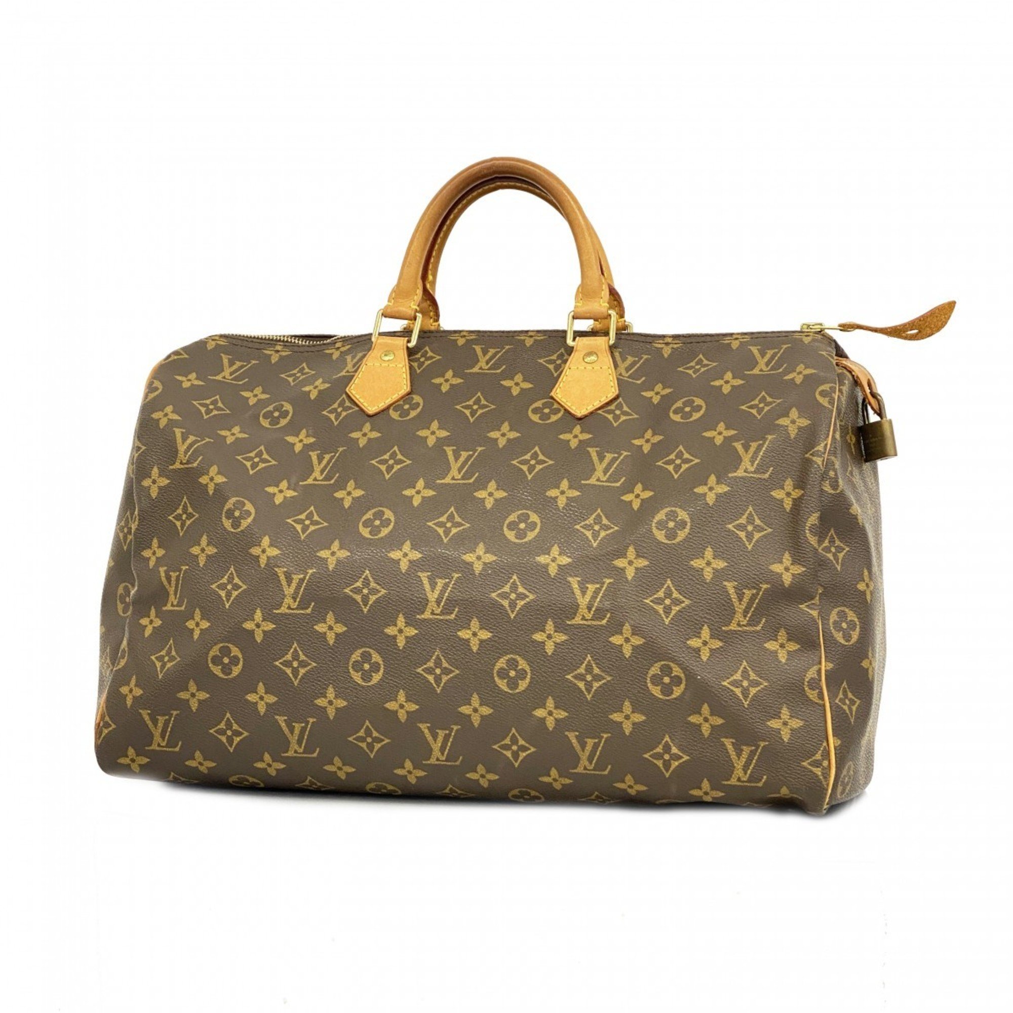 Louis Vuitton Handbag Monogram Speedy 40 M41106 Brown Ladies