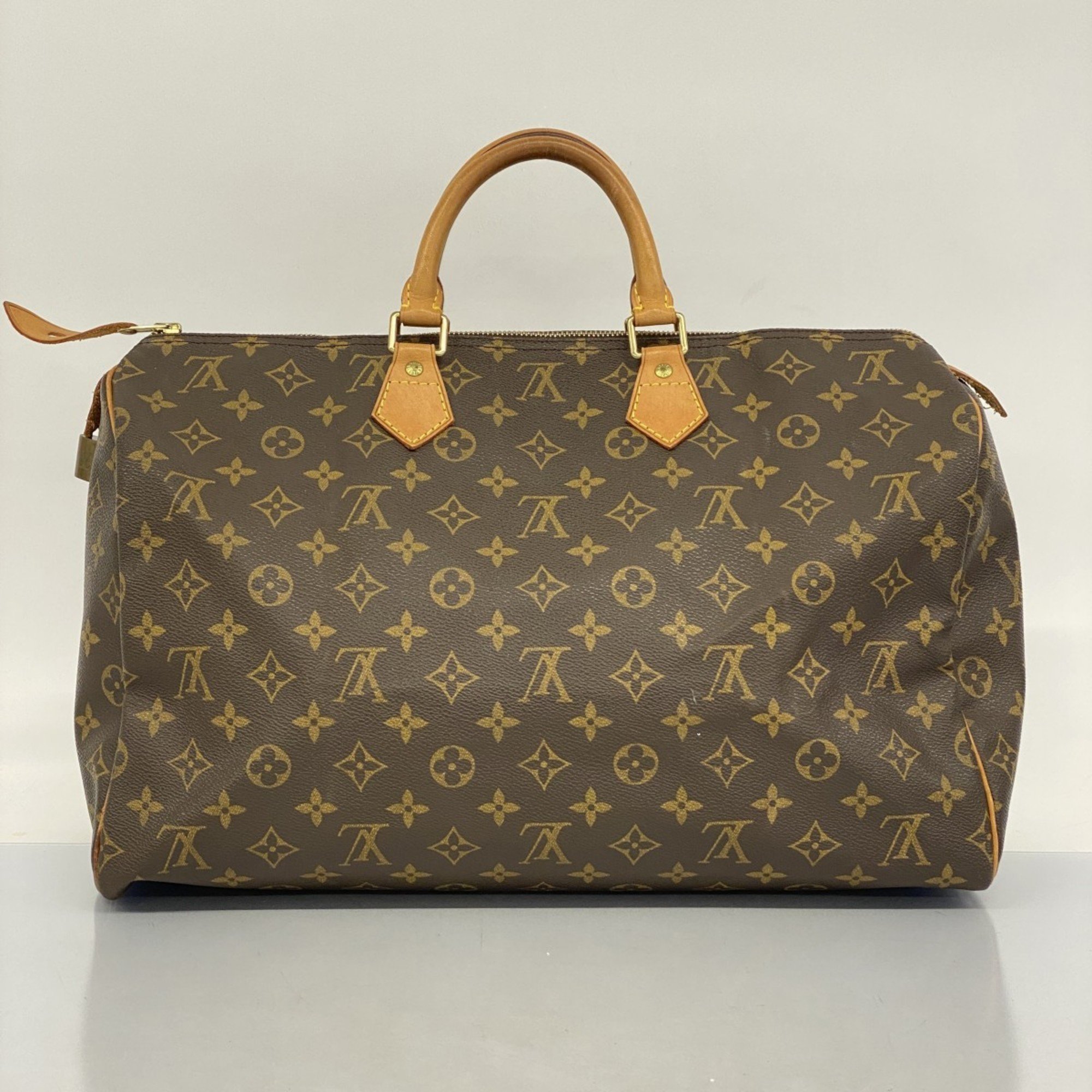 Louis Vuitton Handbag Monogram Speedy 40 M41106 Brown Ladies