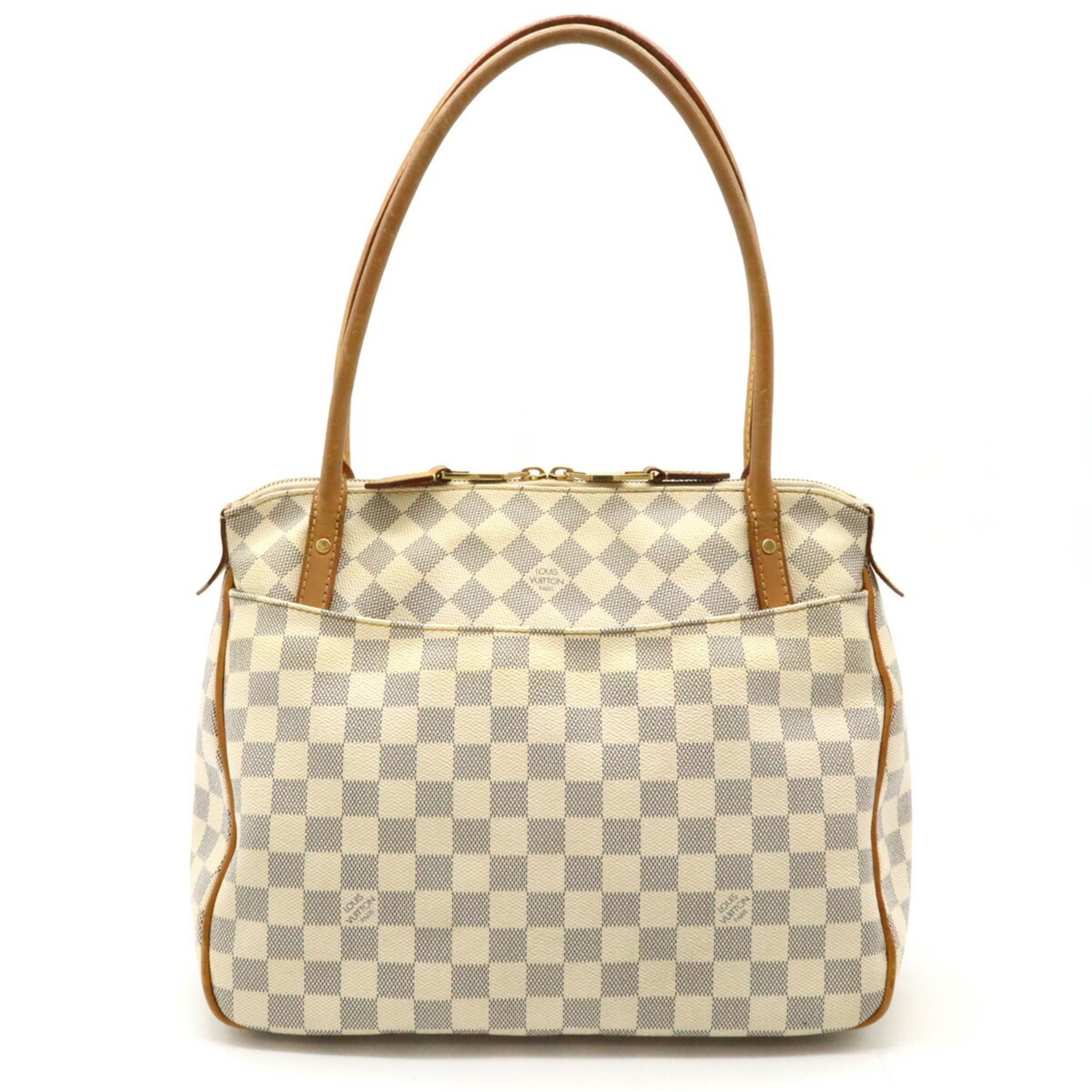 LOUIS VUITTON Damier Azur Figerie PM Shoulder Bag Tote N41176