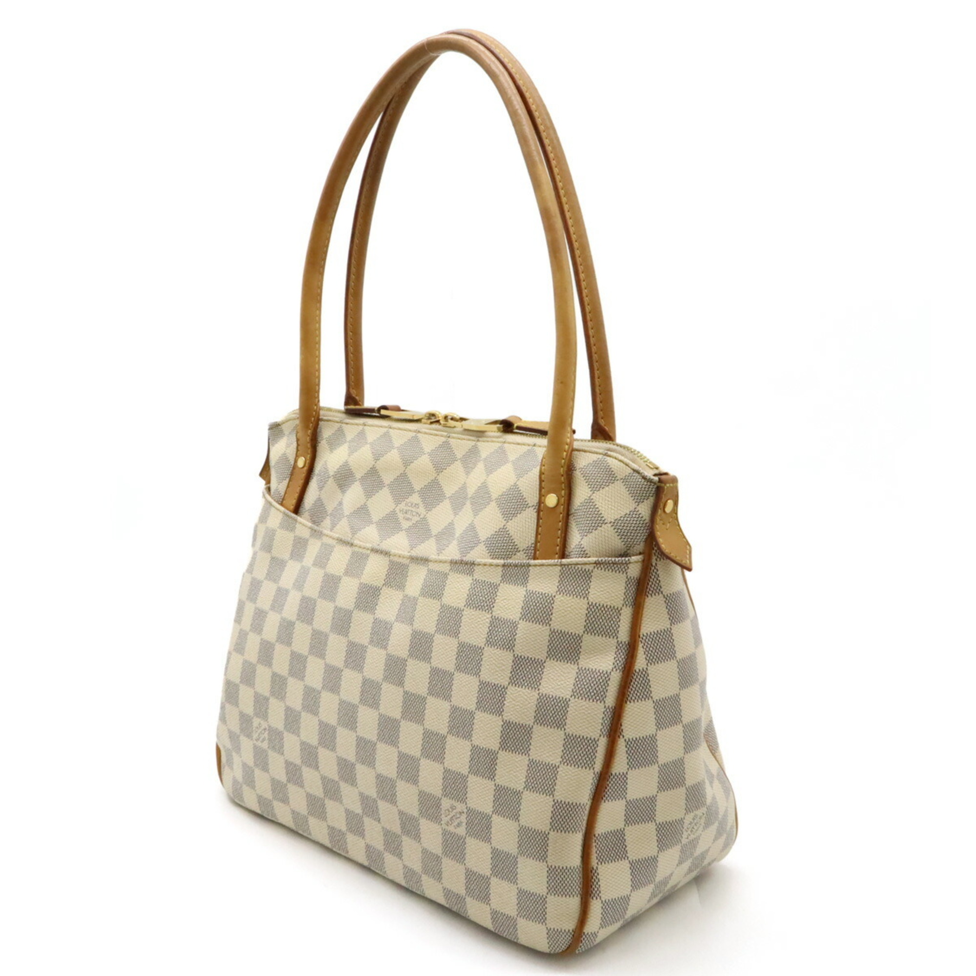 LOUIS VUITTON Damier Azur Figerie PM Shoulder Bag Tote N41176