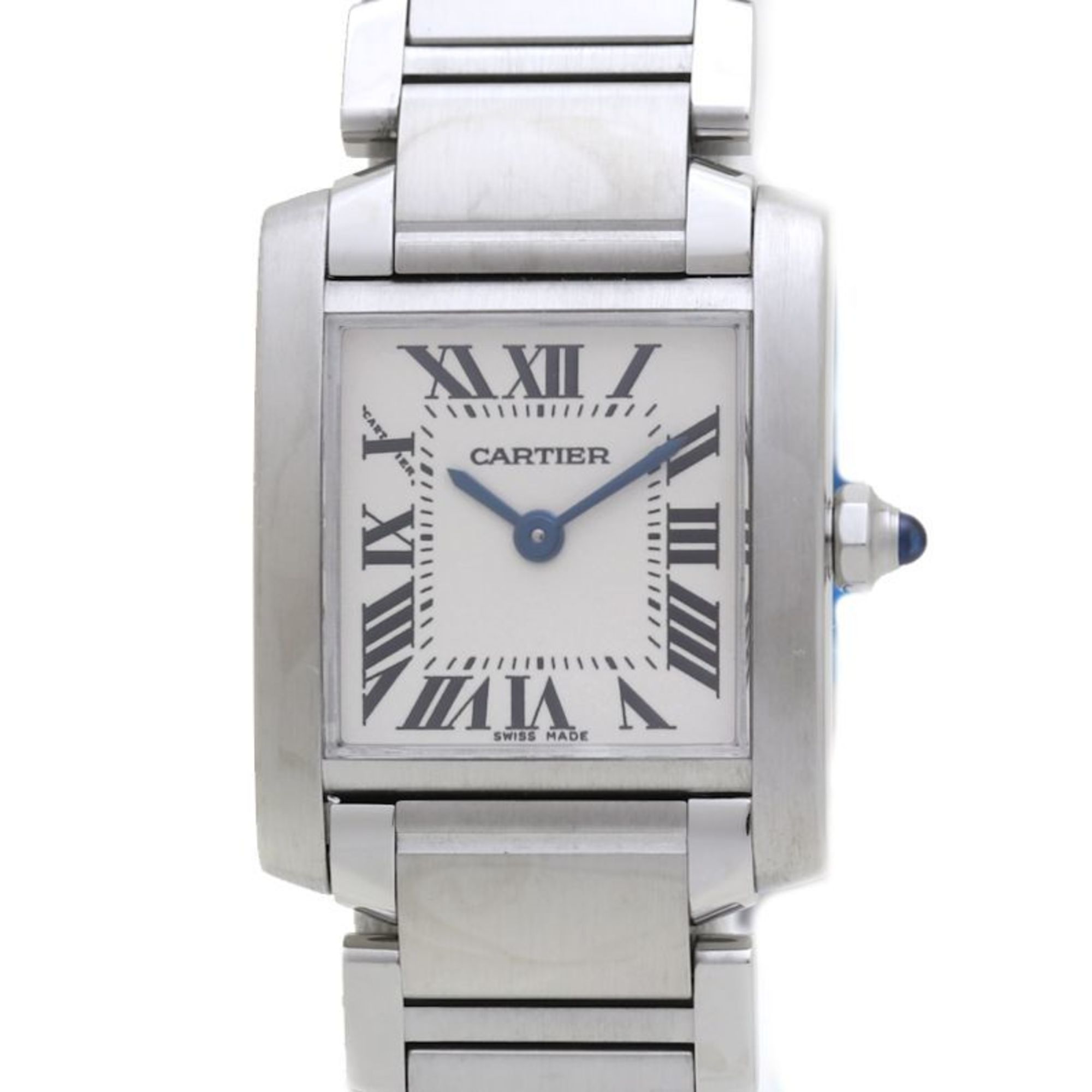 CARTIER Tank Francaise SM W51008Q3 Stainless Steel Ladies 39637 Watch