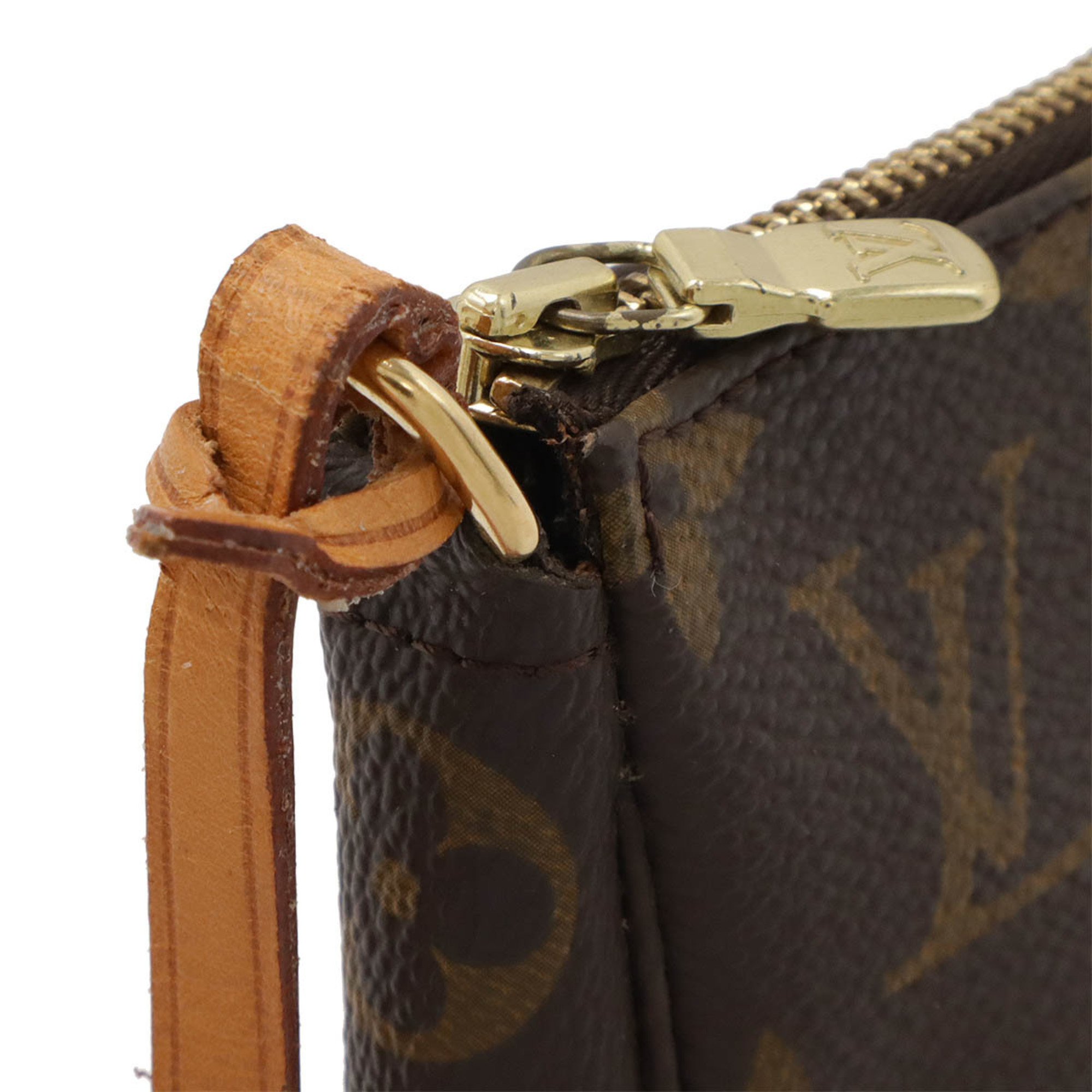 LOUIS VUITTON Louis Vuitton Monogram Pochette Accessory Pouch Handbag - Bag M51980