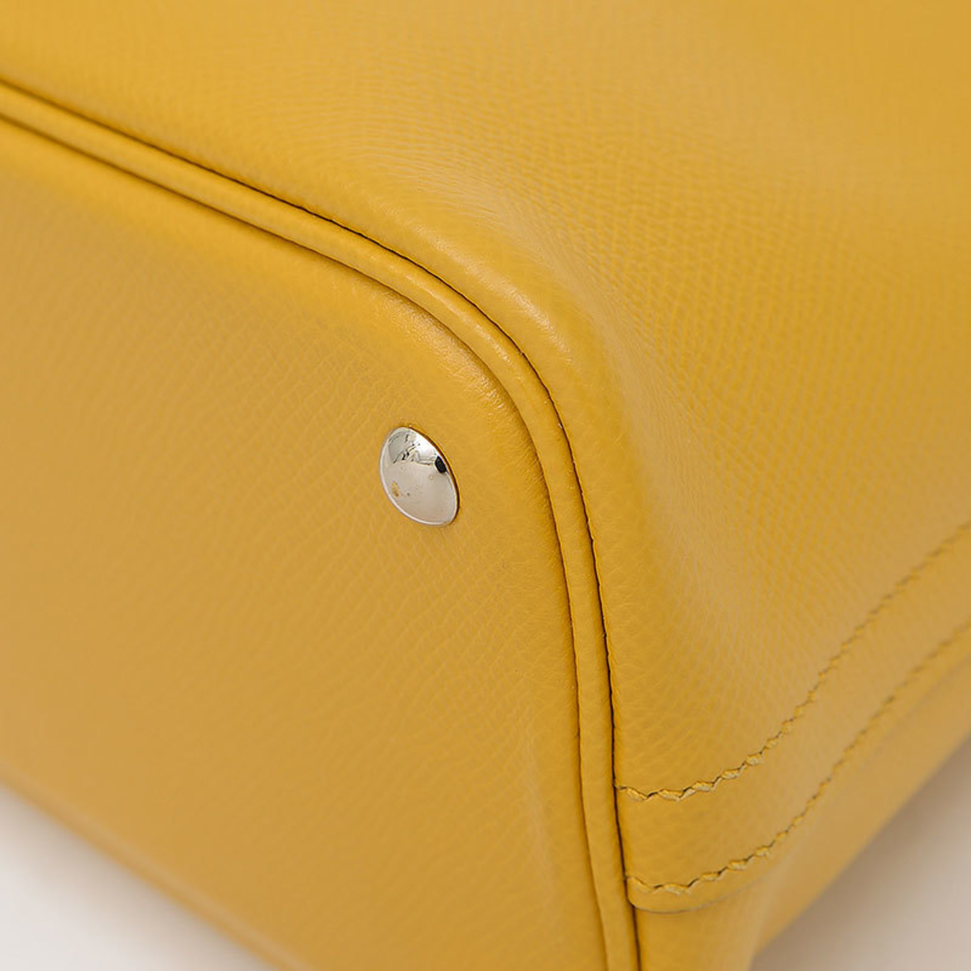 Hermes Bolide 27 Handbag Epson Jaune Ambre C Stamp