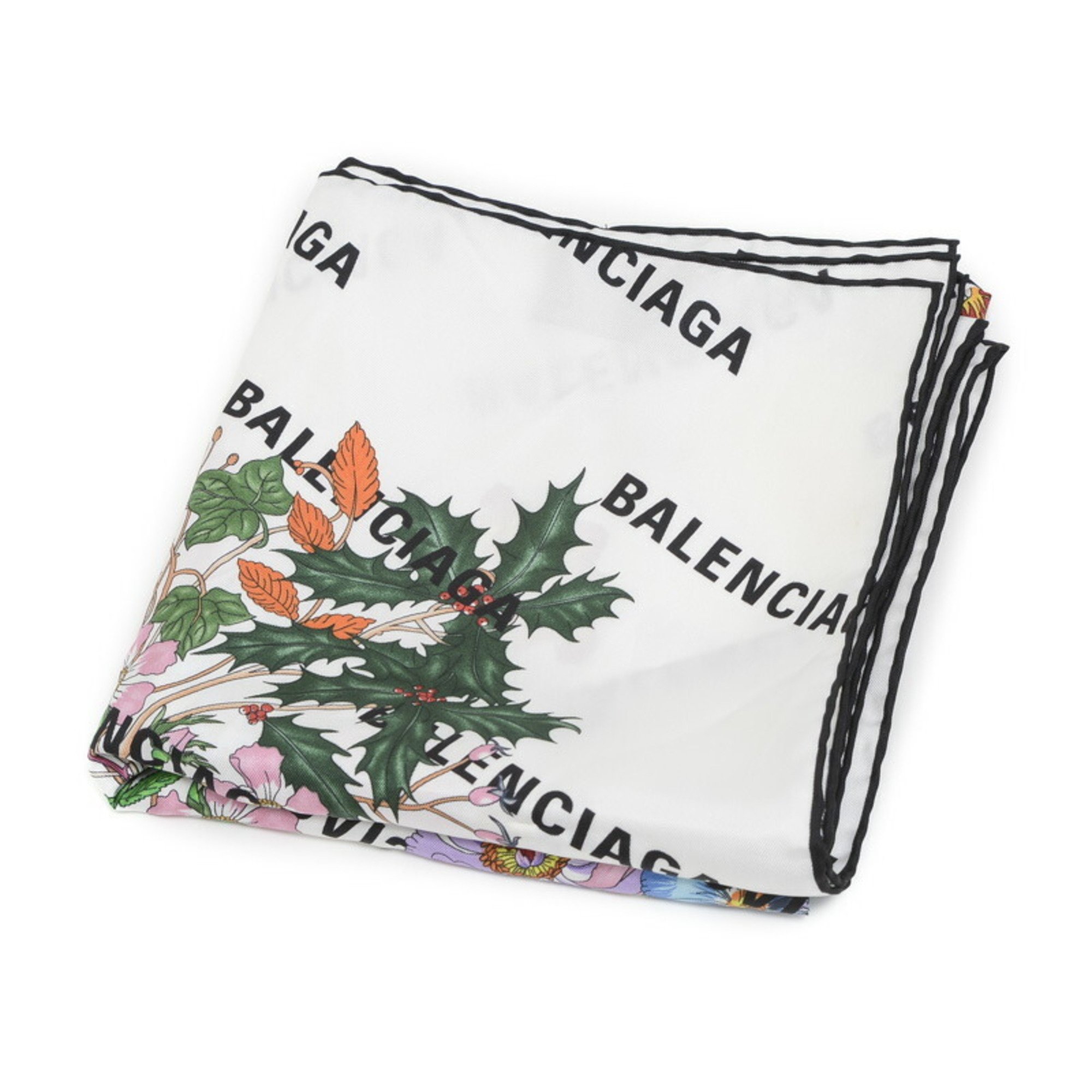 Gucci x Balenciaga The Hacker Project Flora Scarf White 679493