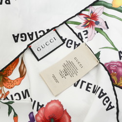 Gucci x Balenciaga The Hacker Project Flora Scarf White 679493