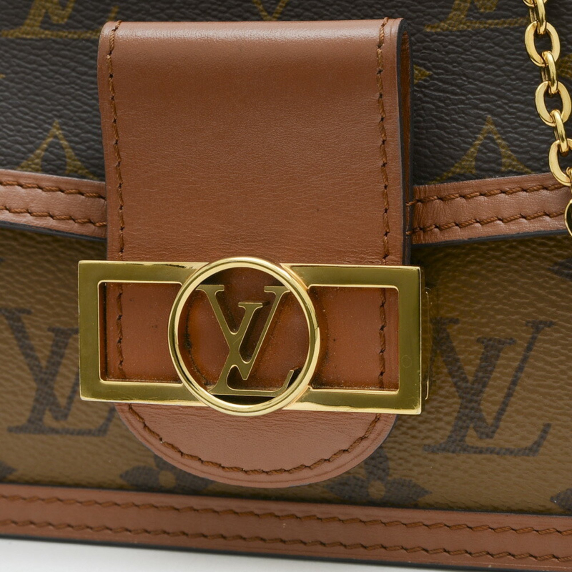 Louis Vuitton Monogram Reverse Portefeuille Dauphine Shoulder Bag M68746