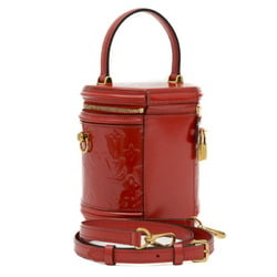 Louis Vuitton Vernis Cannes PM Shoulder Bag Rouge M53998