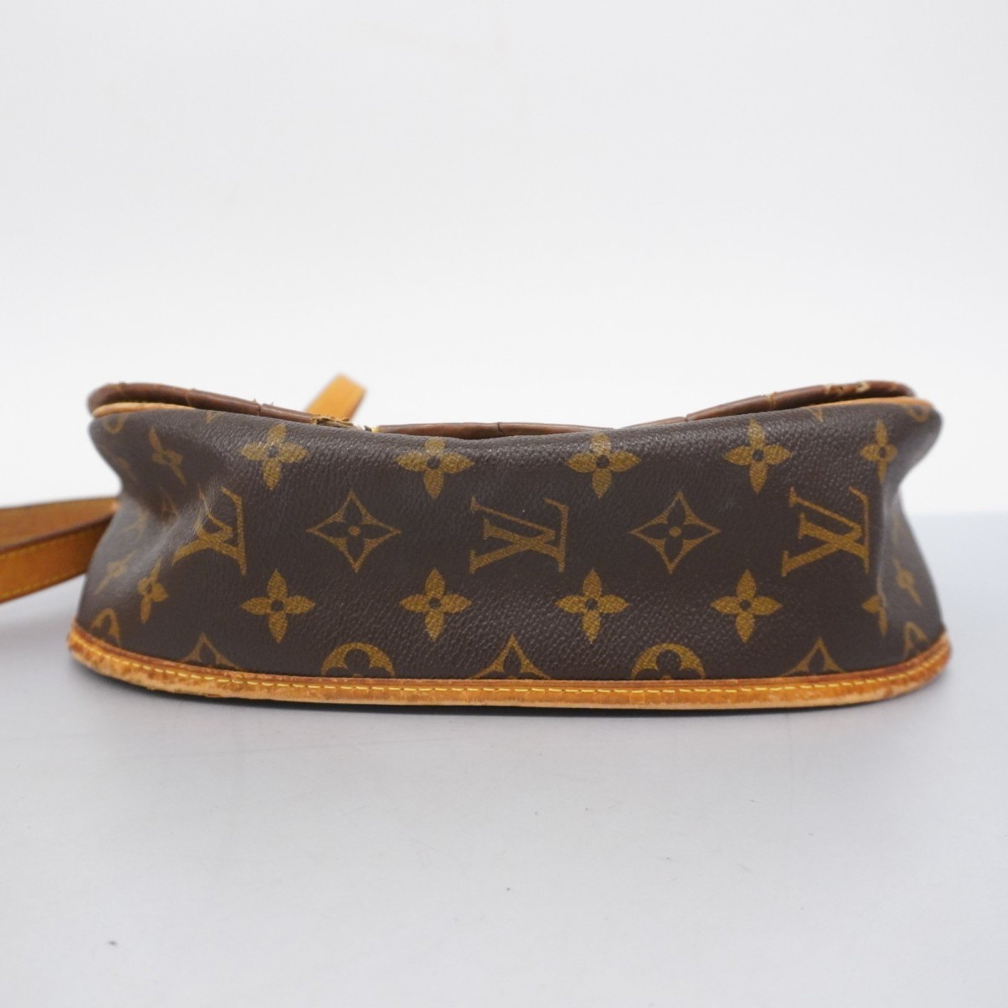 Louis Vuitton Shoulder Bag Monogram Menilmontant PM M40474 Brown Women's