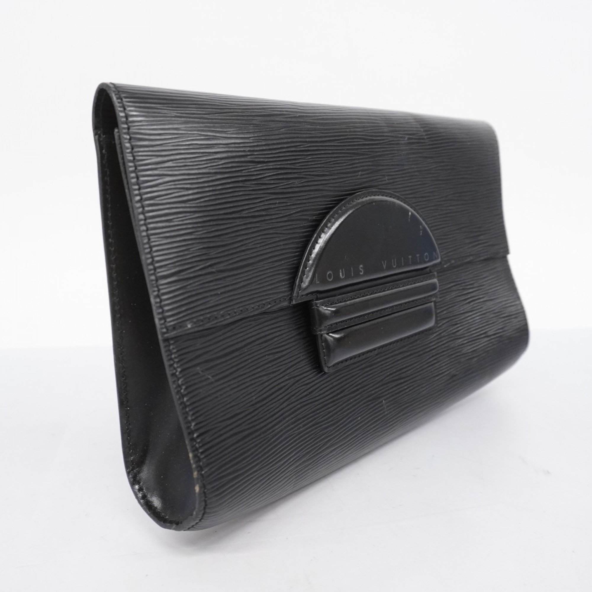 Louis Vuitton Clutch Bag Epi Chaillot M52532 Noir Men's Women's