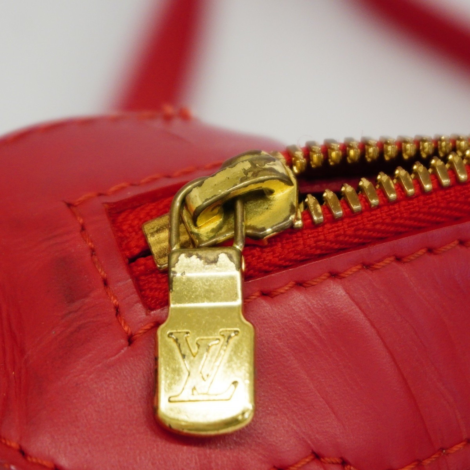 Louis Vuitton Handbag Epi Danura MM Rouge Ladies