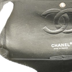 Chanel Shoulder Bag Matelasse Caviar Skin Black Women's