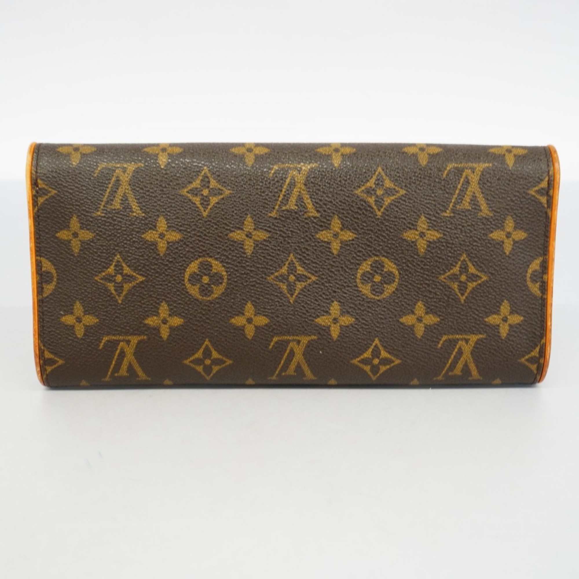 Louis Vuitton Shoulder Bag Monogram Pochette Twin GM M51852 Brown Women's