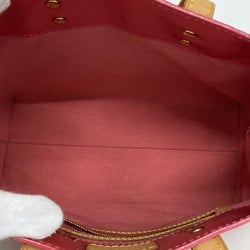 Louis Vuitton Handbag Vernis Reed PM M9132F Raspberry Ladies