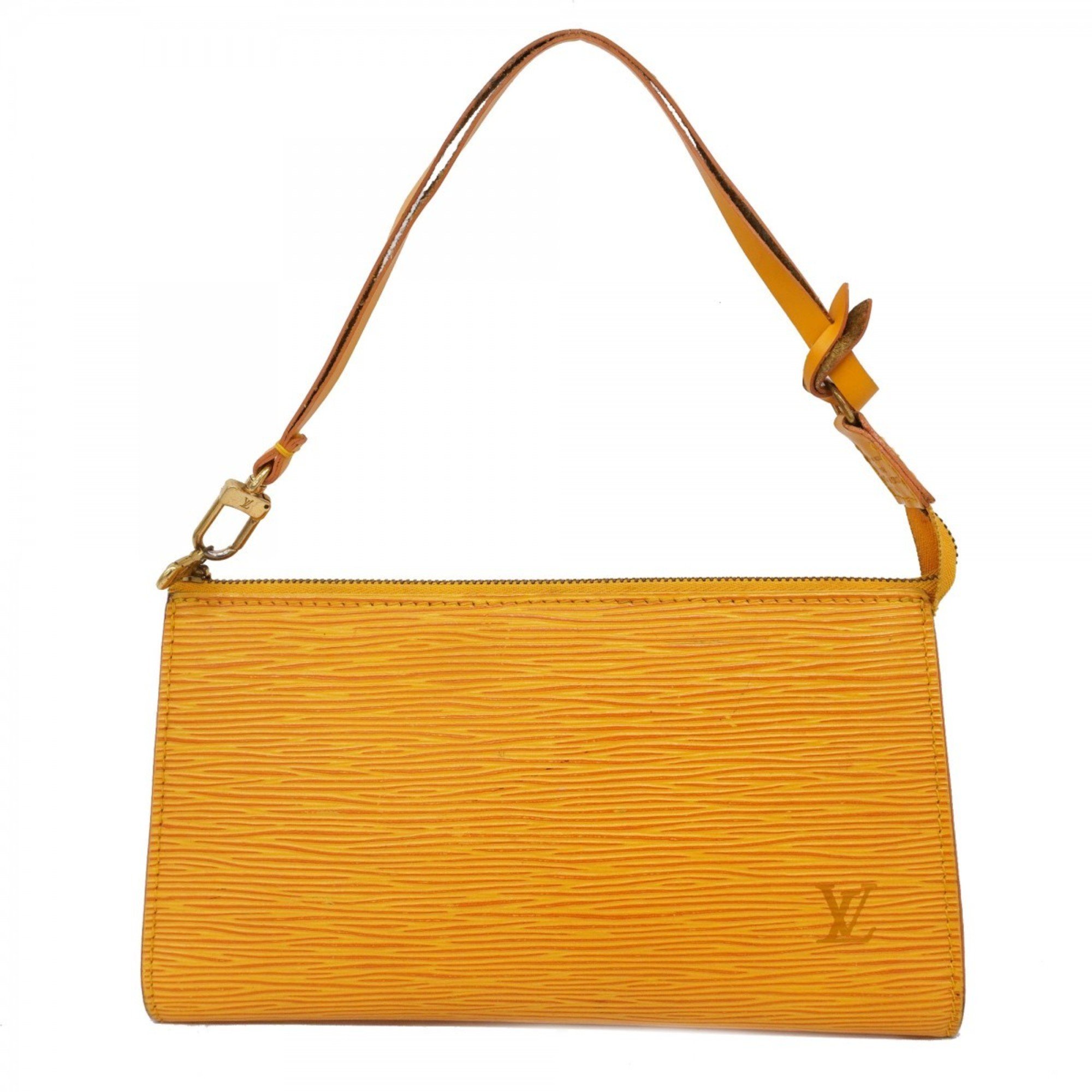 Louis Vuitton Epi Pouch Accessory M52959 Tassili Yellow for Women