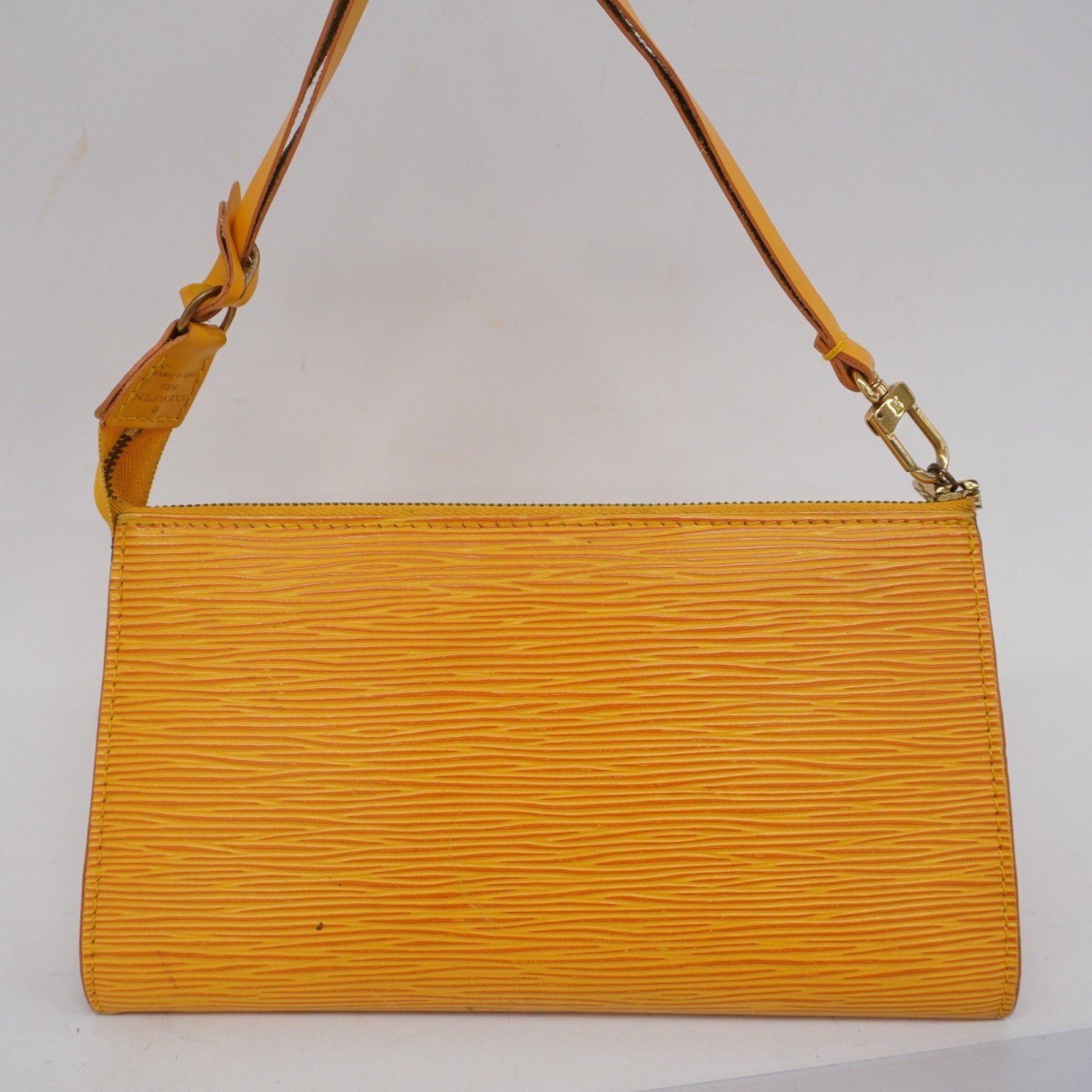 Louis Vuitton Epi Pouch Accessory M52959 Tassili Yellow for Women