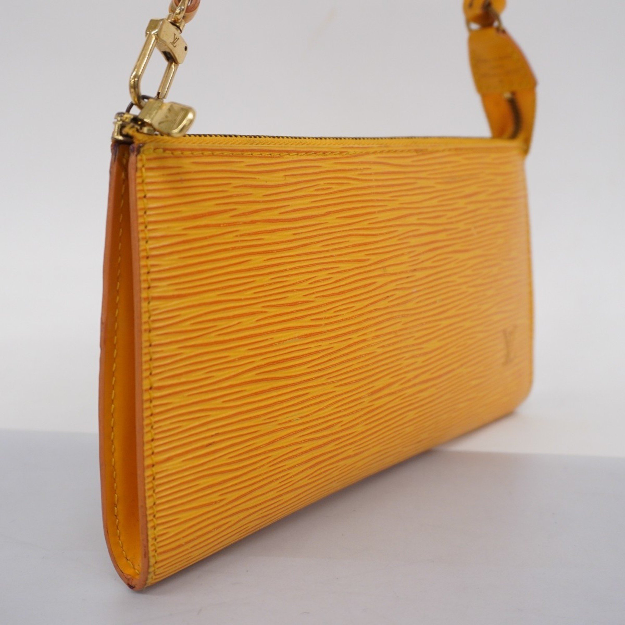 Louis Vuitton Epi Pouch Accessory M52959 Tassili Yellow for Women