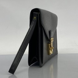 Louis Vuitton Clutch Bag Epi Pochette Serie Dragonne M52612 Noir Men's