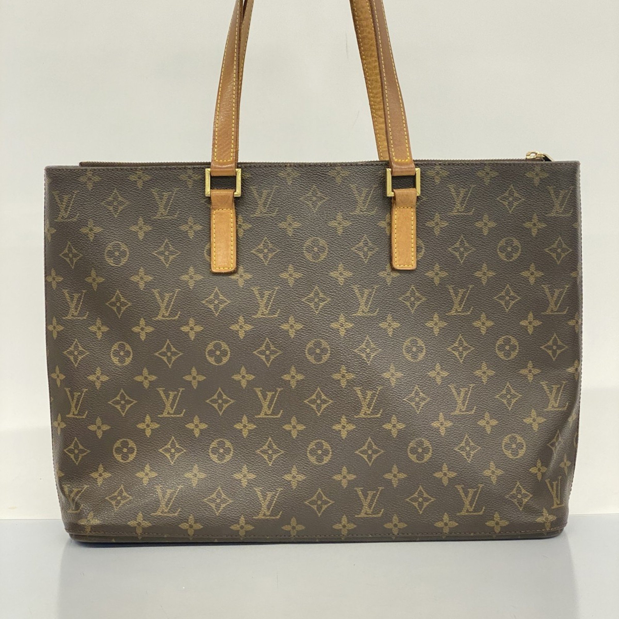 Louis Vuitton Tote Bag Monogram Luco M51155 Brown Ladies