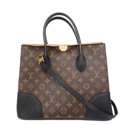 Louis Vuitton Tote Bag Monogram Flandrin M41595 Brown Noir Ladies