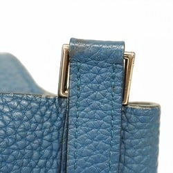 Hermes handbag Picotin Lock PM Taurillon Clemence Blue Tonpet □Q engraved ladies