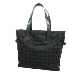 Chanel Tote Bag New Travel Nylon Black Champagne Ladies