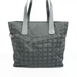 Chanel Tote Bag New Travel Nylon Black Champagne Ladies