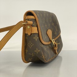 Louis Vuitton Shoulder Bag Monogram Sologne M42250 Brown Ladies