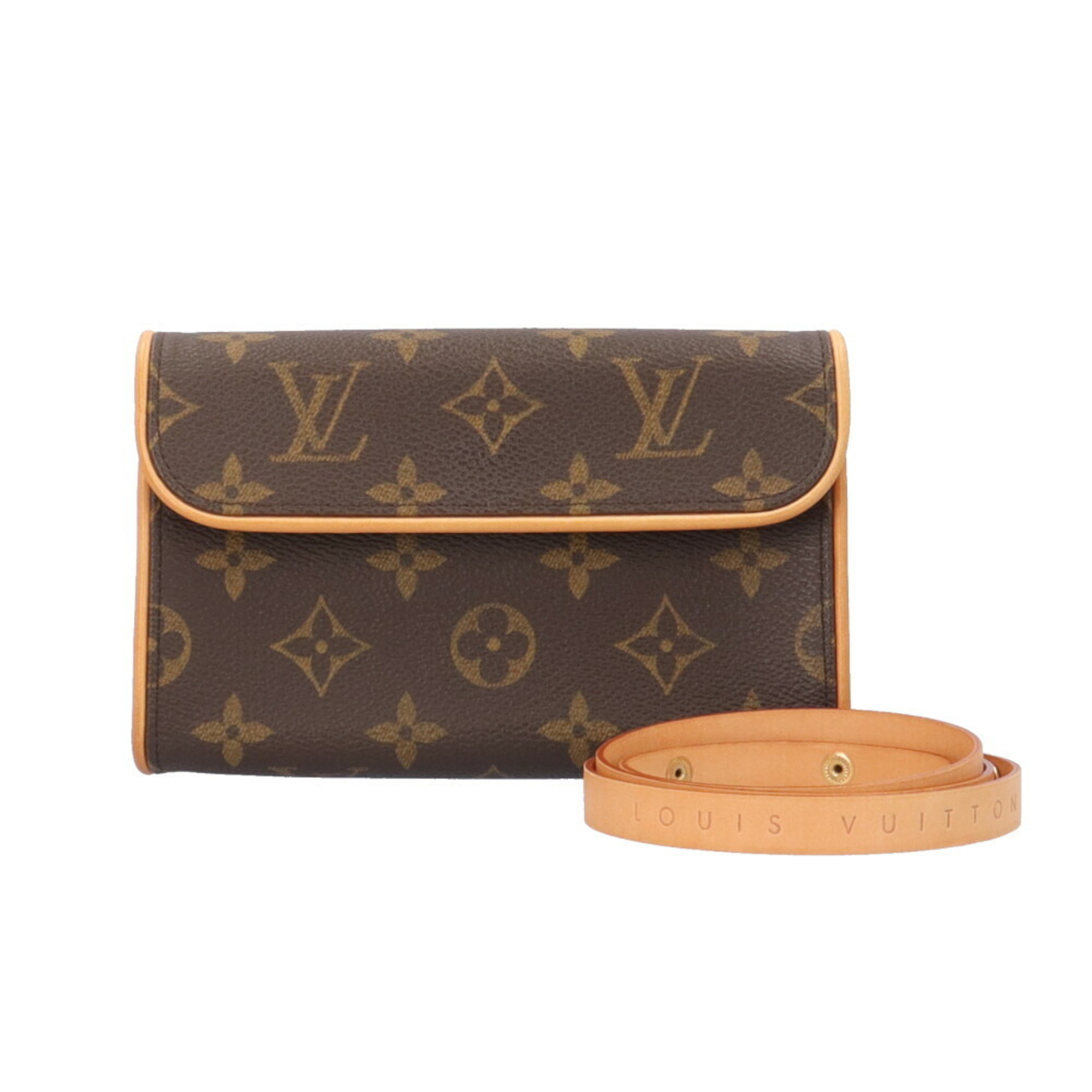 Louis Vuitton Pochette Florentine Monogram Waist Bag Canvas M51855 Brown Unisex LOUIS VUITTON