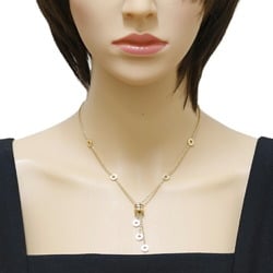 BVLGARI B-zero.1 Element Necklace 18K Gold Women's