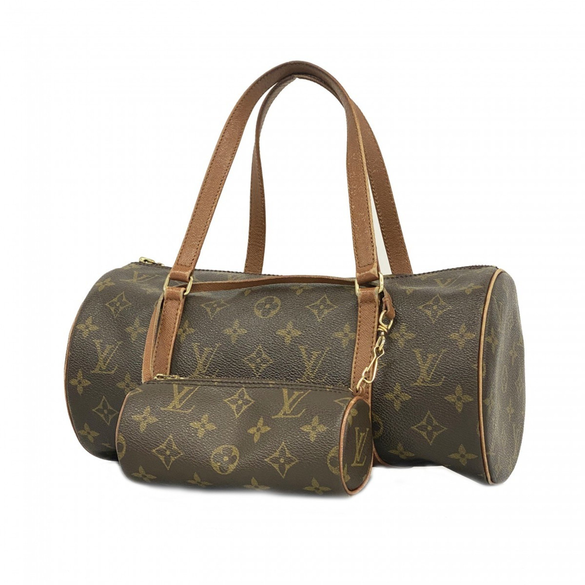 Louis Vuitton handbag Monogram Papillon 30 M51385 Brown ladies