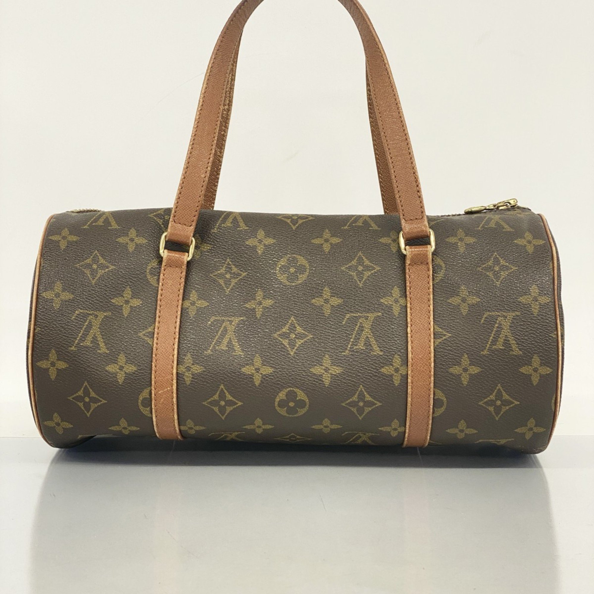 Louis Vuitton handbag Monogram Papillon 30 M51385 Brown ladies