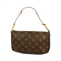 Louis Vuitton Pouch Monogram Pochette Accessoires M51980 Brown Women's