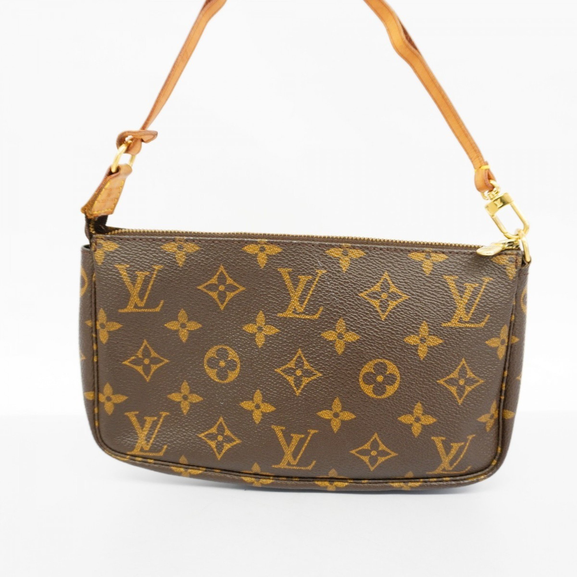 Louis Vuitton Pouch Monogram Pochette Accessoires M51980 Brown Women's