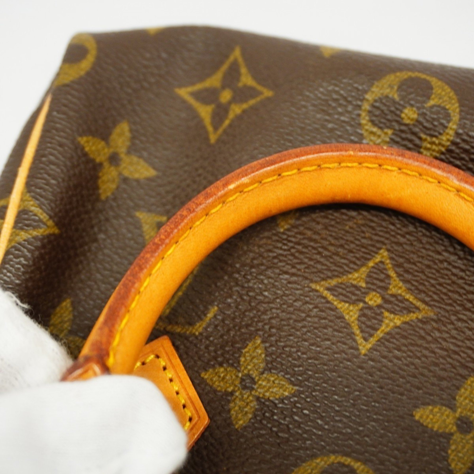 Louis Vuitton Handbag Monogram Speedy M41534 Brown Ladies