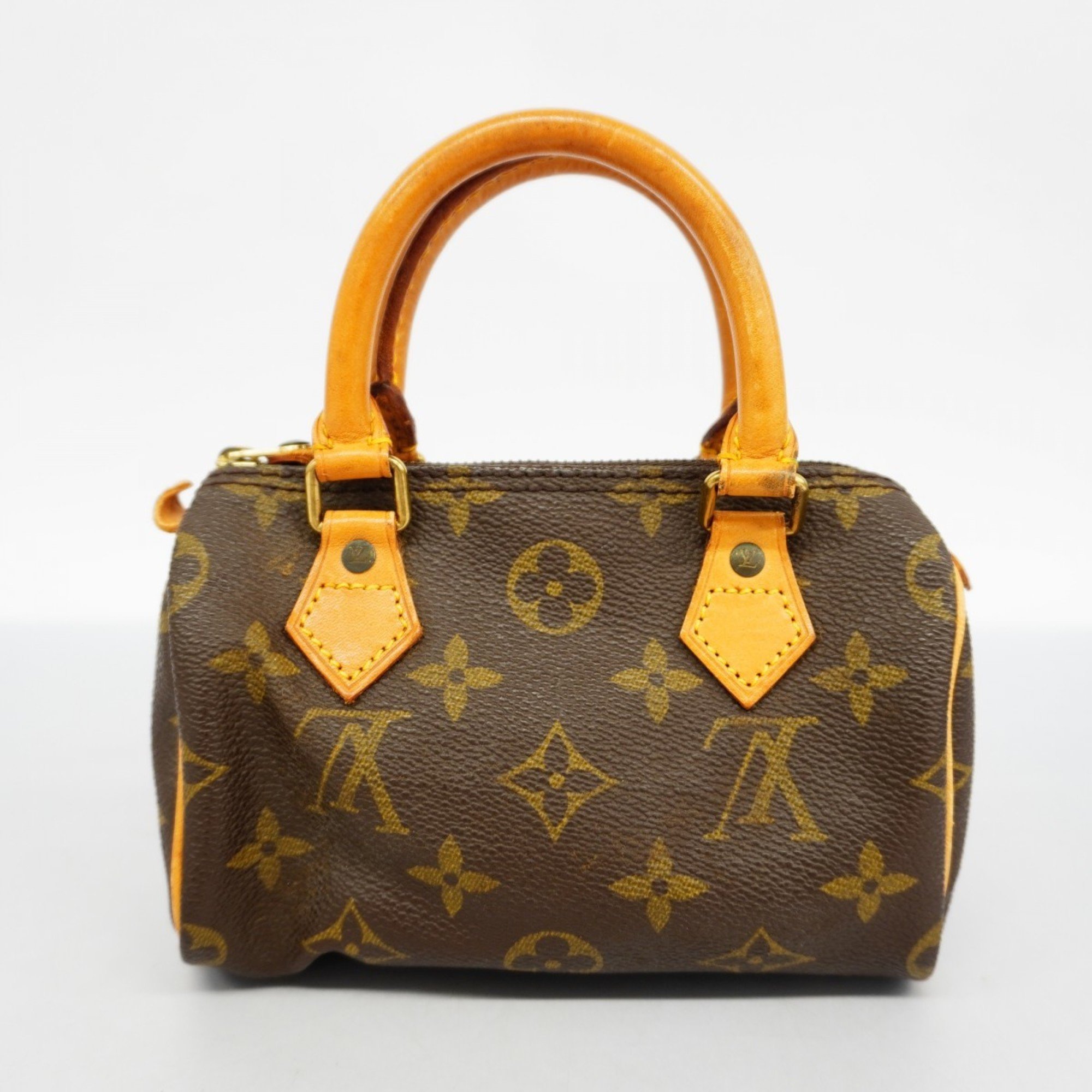 Louis Vuitton Handbag Monogram Speedy M41534 Brown Ladies