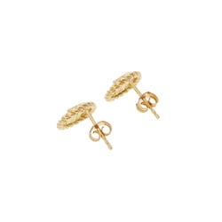 CELINE Mark Earrings for Women, 18K Yellow Gold